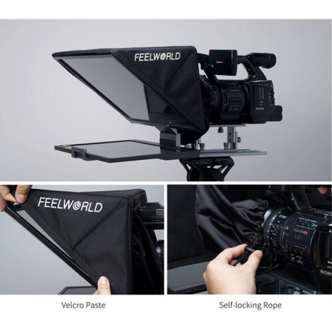 FEELWORLD TP16 Folding Teleprompter – Rental Chandigarh & Mohali FEELWORLD TP16 16 inch Folding Teleprompter Rental Chandigarh | Prompter on Rent Mohali