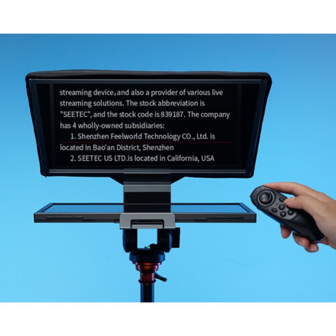 FEELWORLD TP16 Teleprompter – Rent in Punjab Teleprompter on Rent in Mohali Punjab | FEELWORLD TP16 Hire Chandigarh