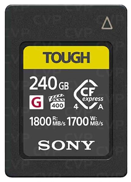 Sony CEA-G240T 240GB CFexpress Type A TOUGH Memory Card on Rent in Mohali | Venkru Services
